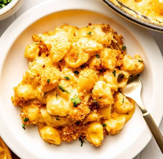 Baked Mac 'N' cheese pasta veg