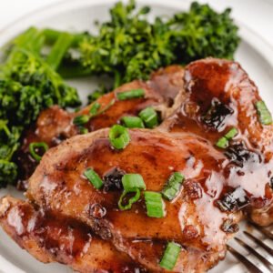 Chicken with plum sauce