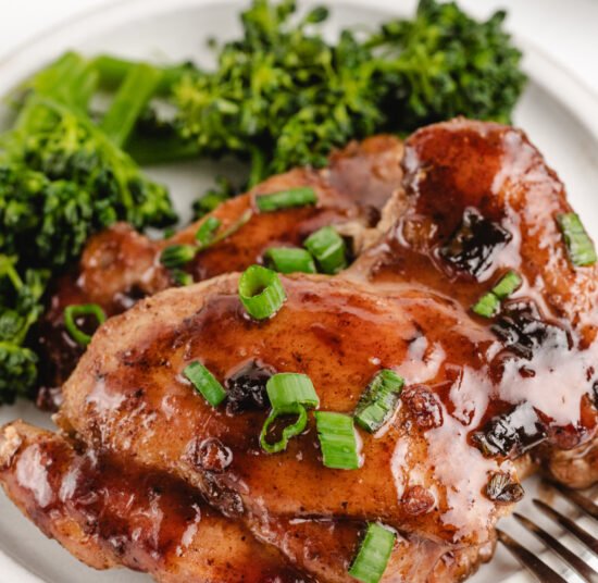 Chicken with plum sauce