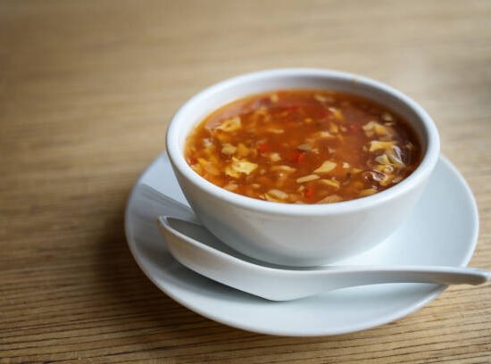 Veg hot & sour soup