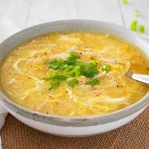 Chicken sweet corn soup