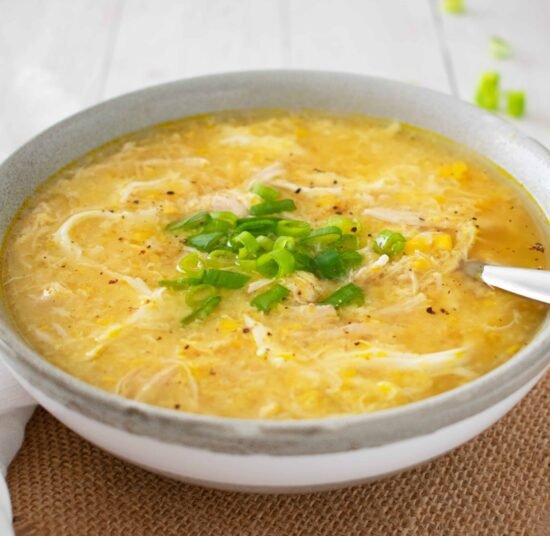 Chicken sweet corn soup
