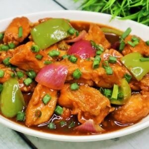 Fish chilli gravy