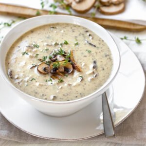 Cream of mushroom soup