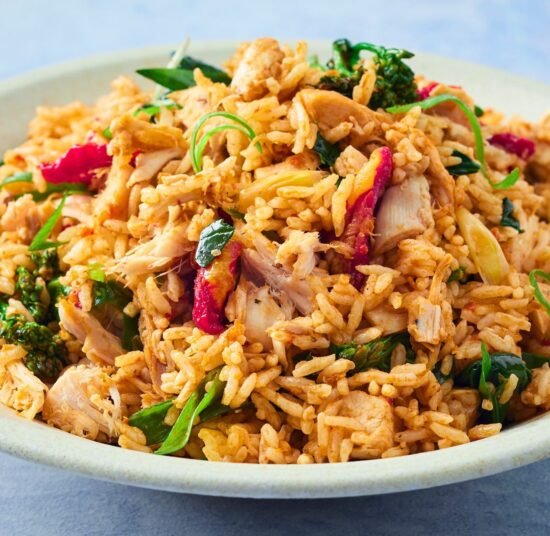 Singaporean fried rice (chicken)